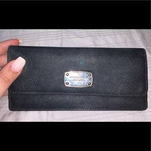 Michael Kors Flat Saffiano Leather Wallet